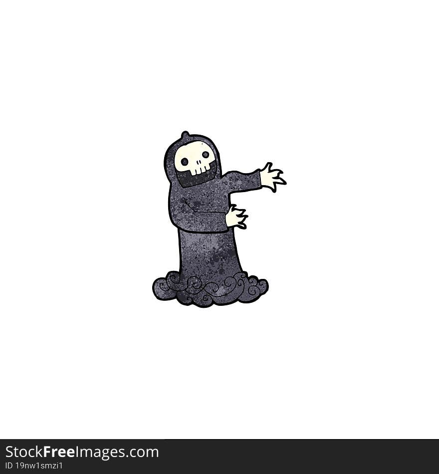 cartoon spooky ghoul