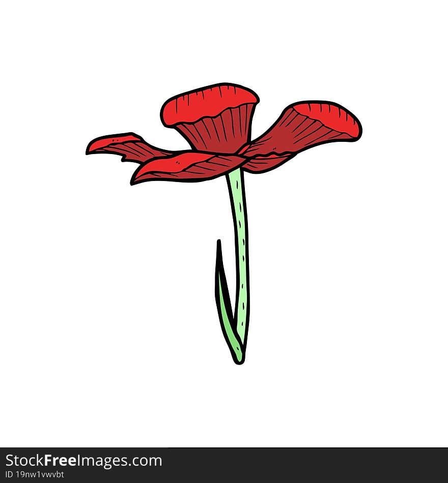 cartoon flower