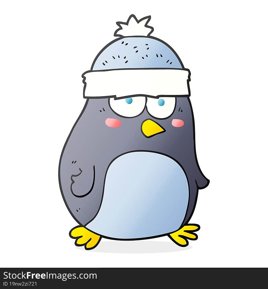 cartoon penguin