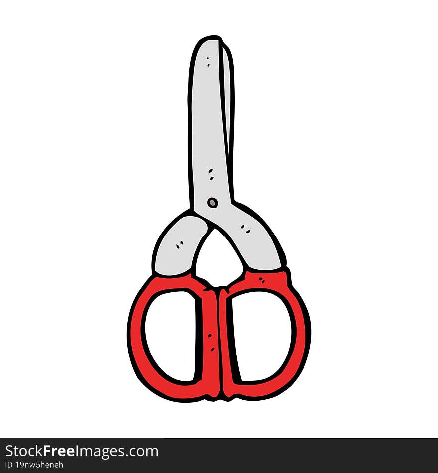 cartoon scissors