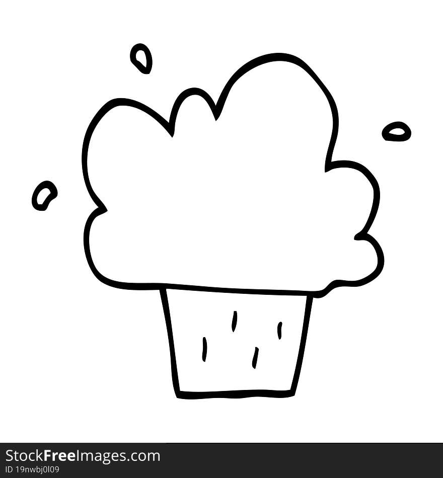 cartoon cupcake