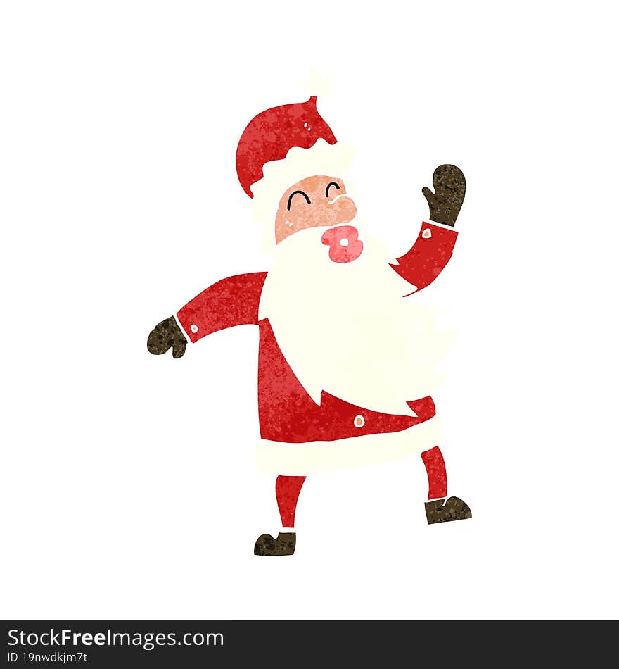 cartoon santa