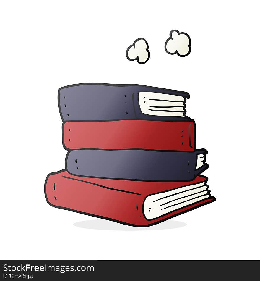 Cartoon Stack Of Books