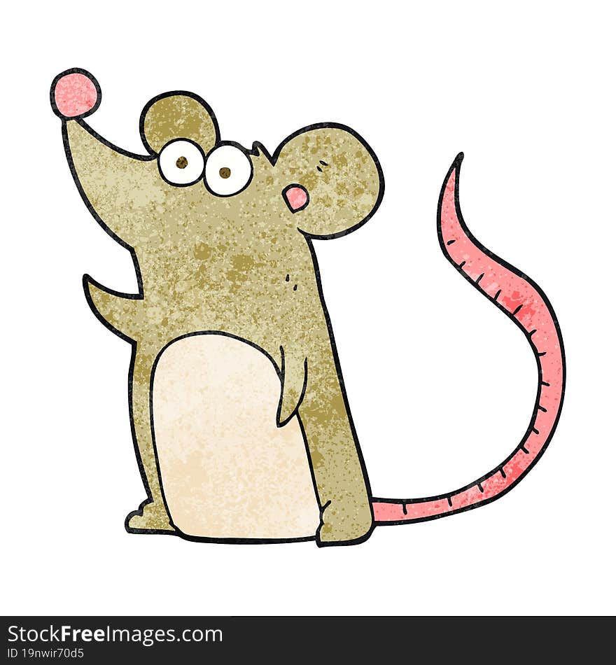 Textured Cartoon Mouse