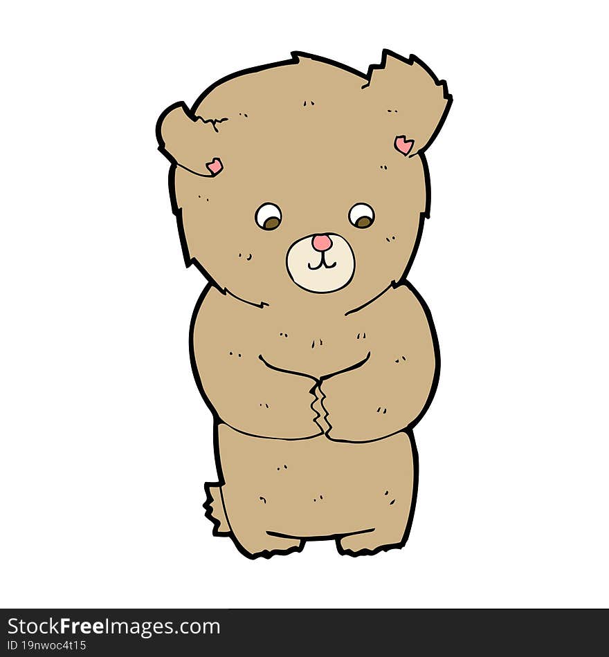 cute cartoon teddy bear