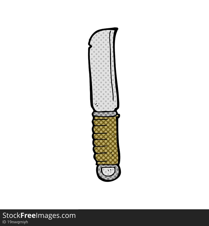 cartoon knife