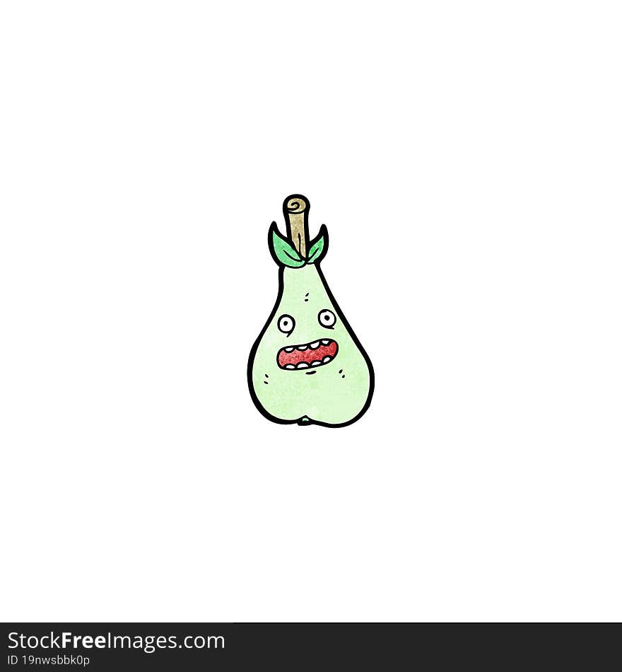 pear cartoon