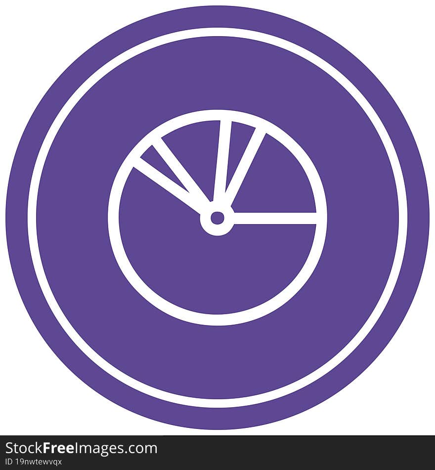 Pie Chart Circular Icon