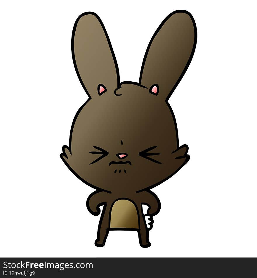 cute cartoon rabbit. cute cartoon rabbit