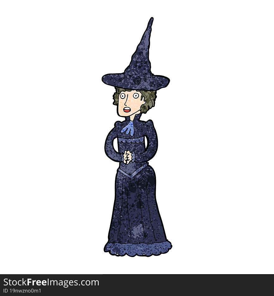 Cartoon Halloween Witch