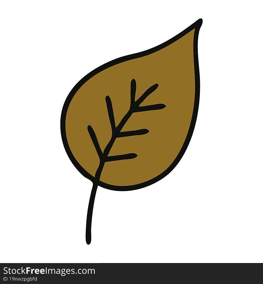 cute cartoon of a autumn leaf. cute cartoon of a autumn leaf