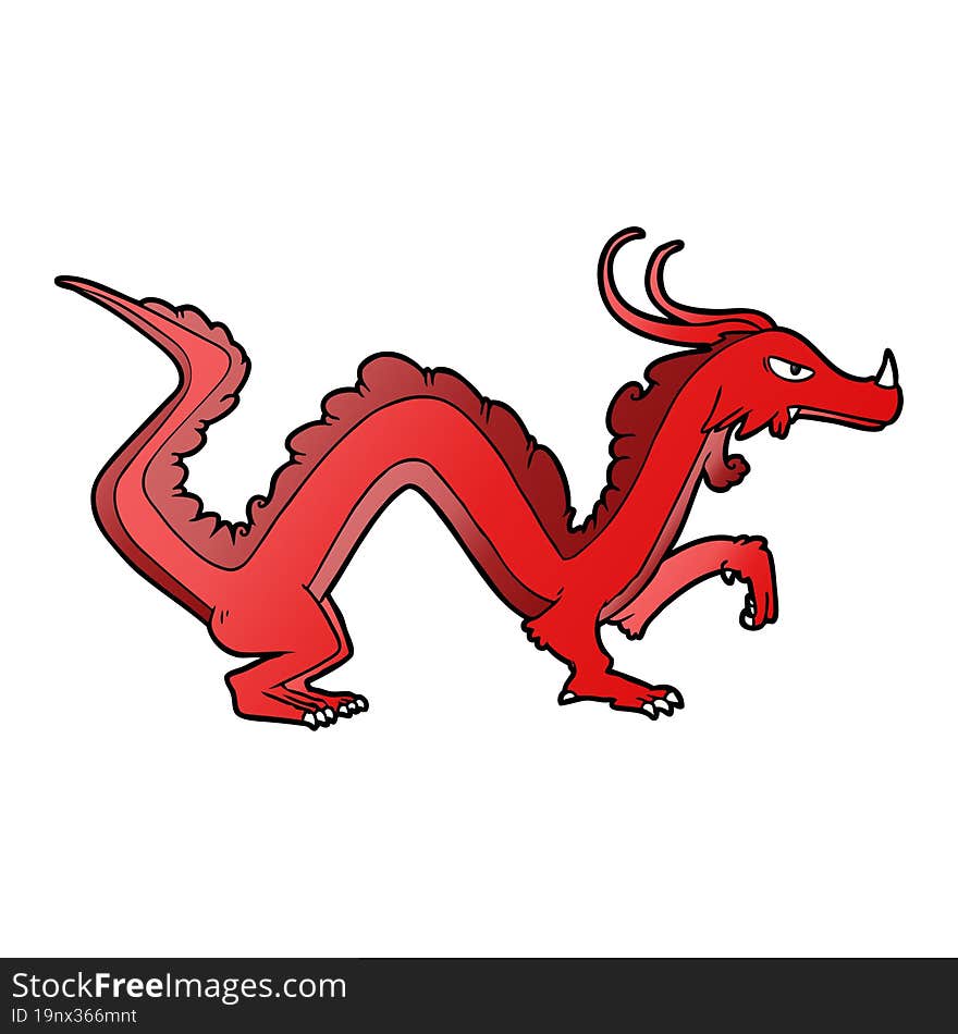 cartoon dragon. cartoon dragon