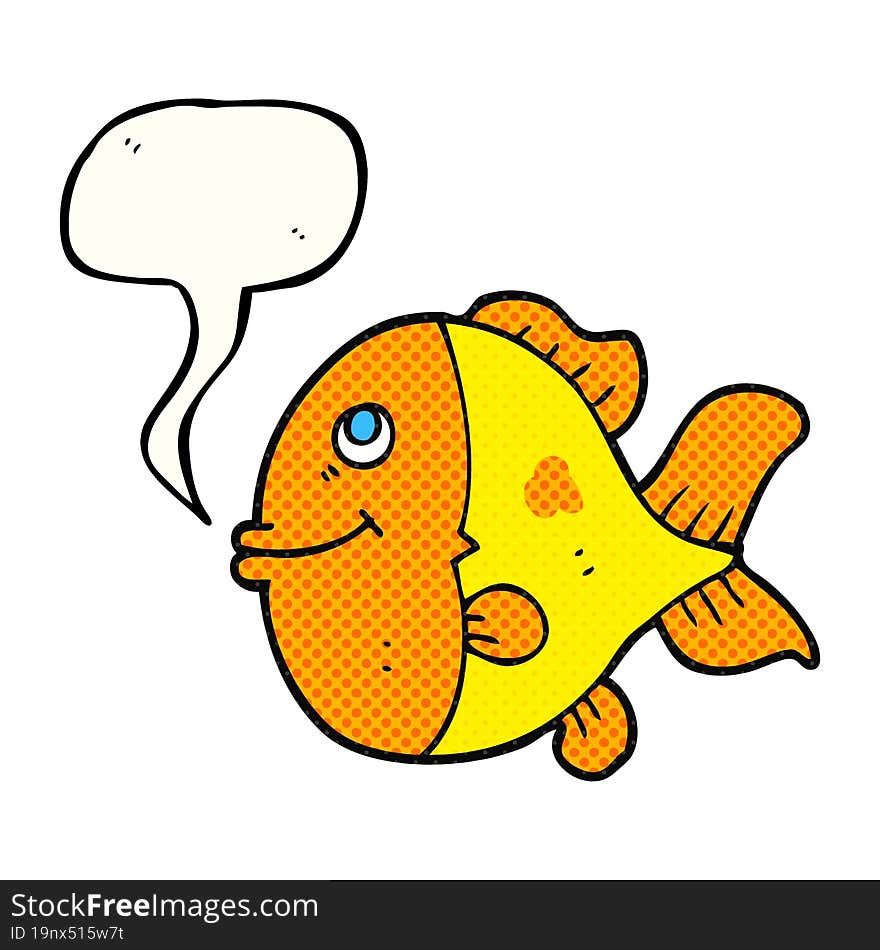 comic book speech bubble cartoon fish