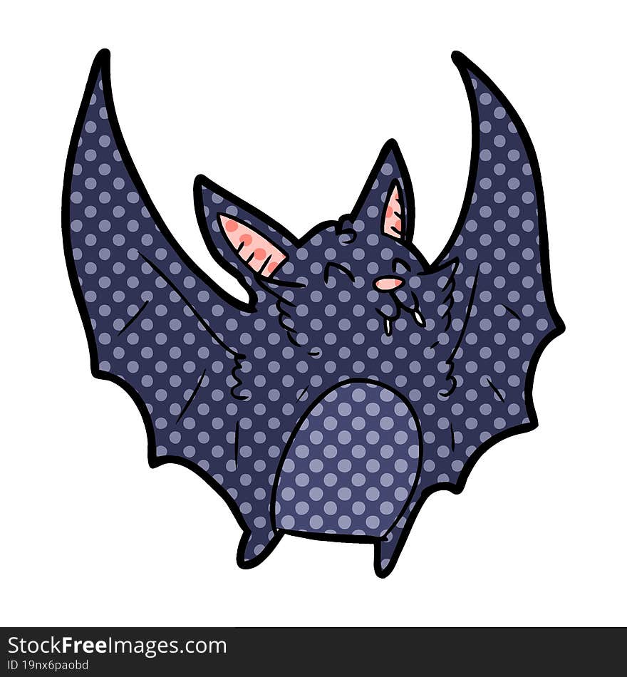 cartoon vampire halloween bat. cartoon vampire halloween bat