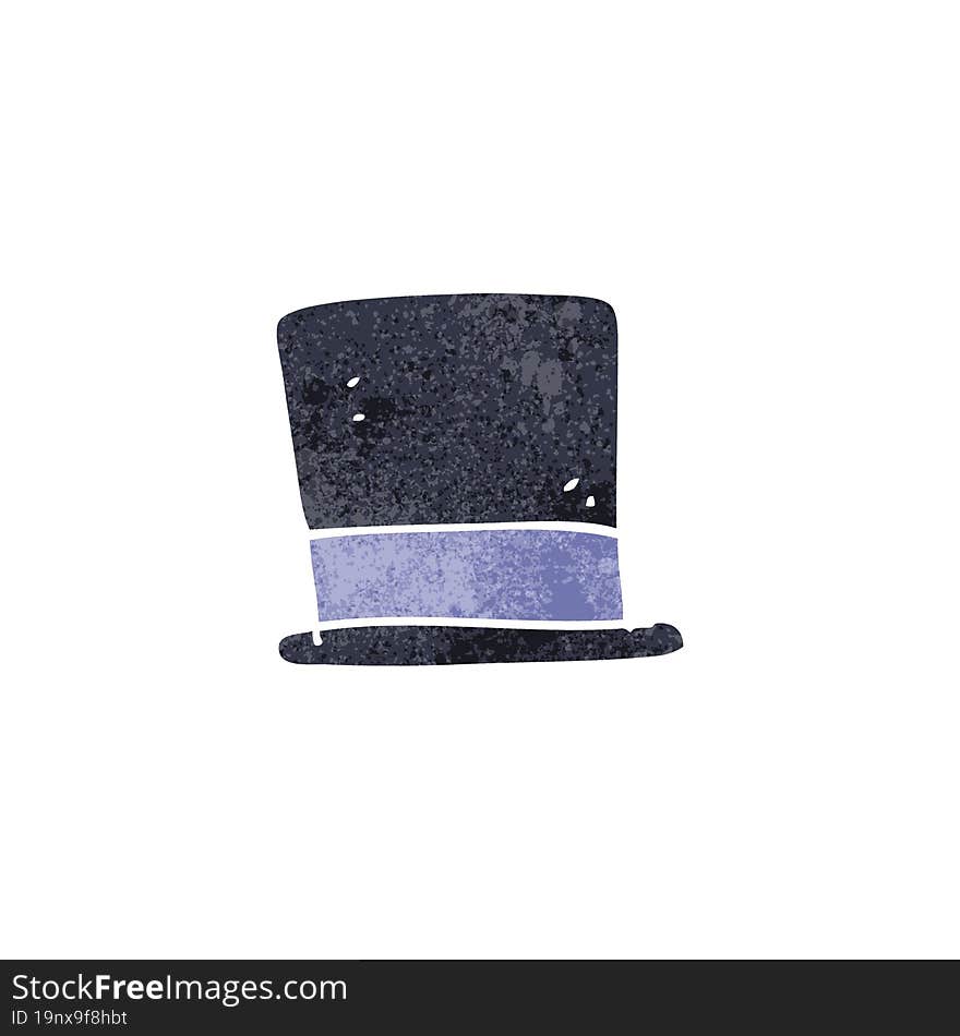 Retro Cartoon Top Hat