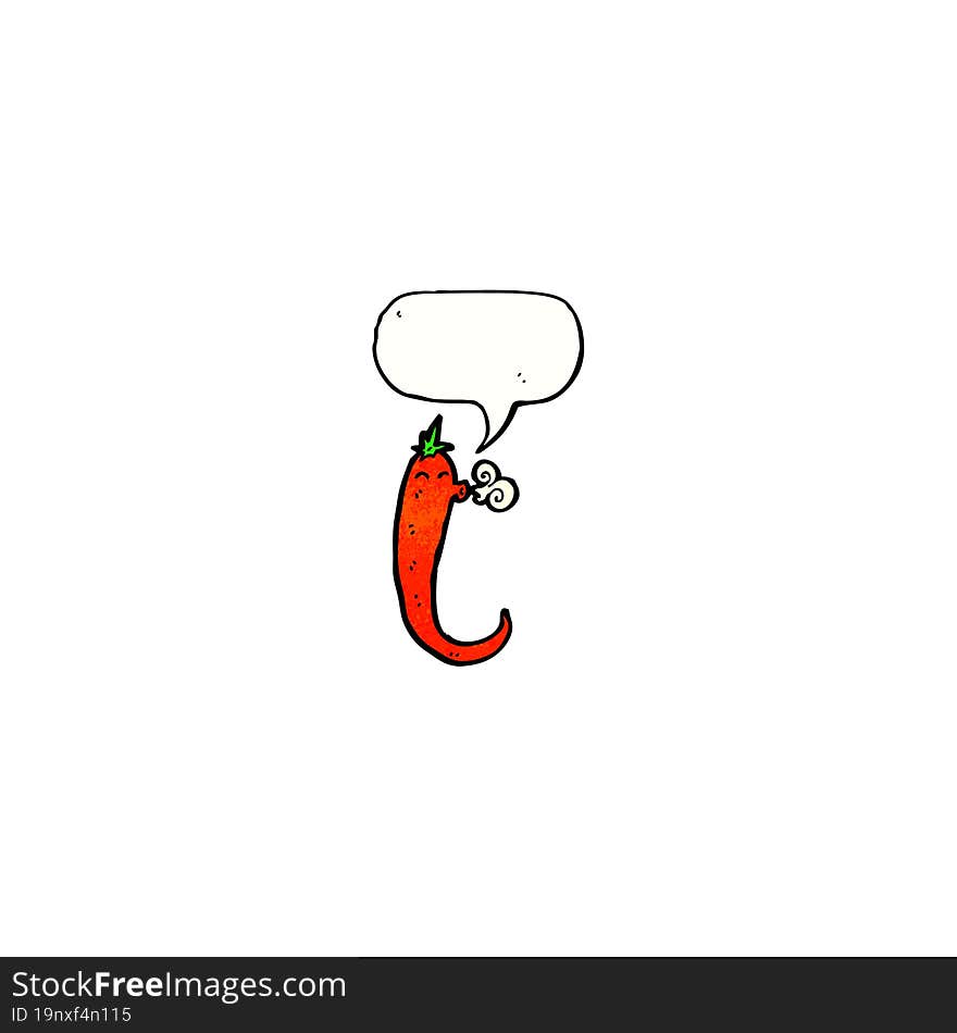 cartoon chili pepper