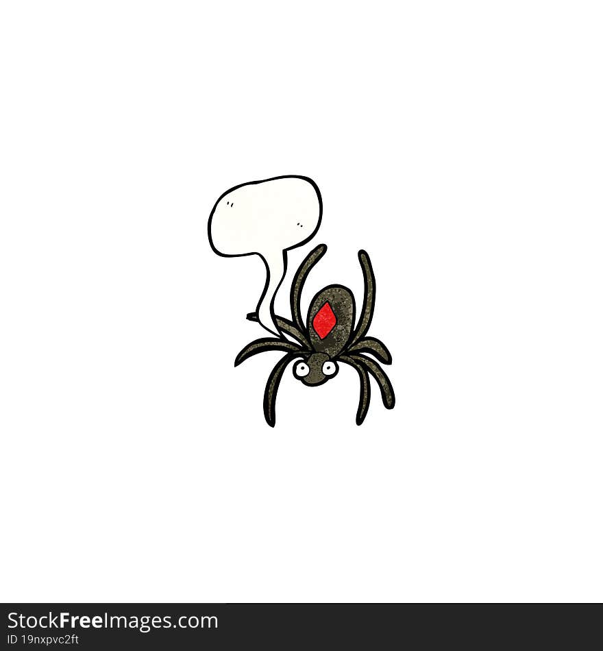 poisonous spider cartoon