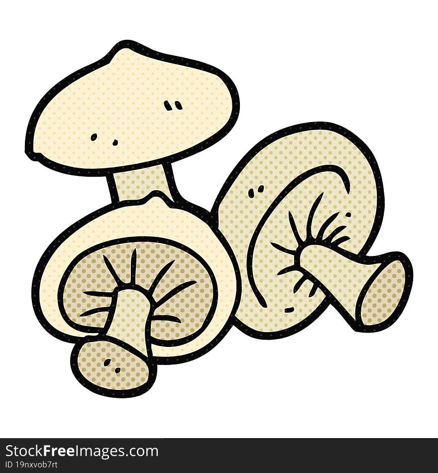 Cartoon Mushrooms