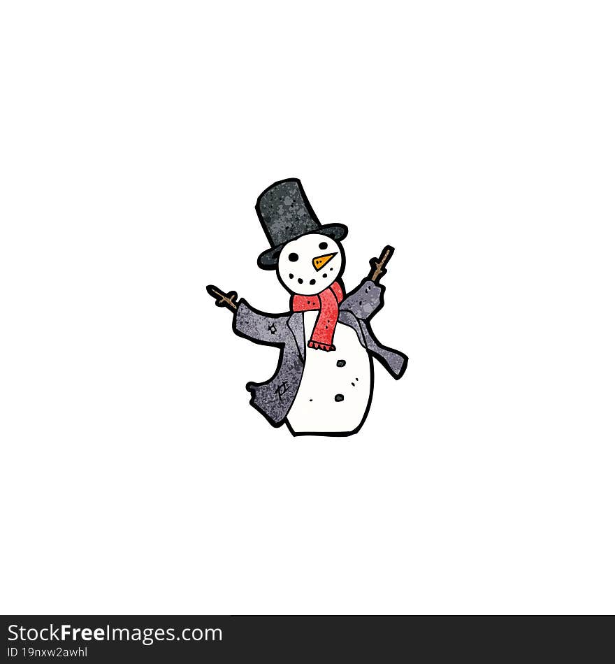 traditional snowman