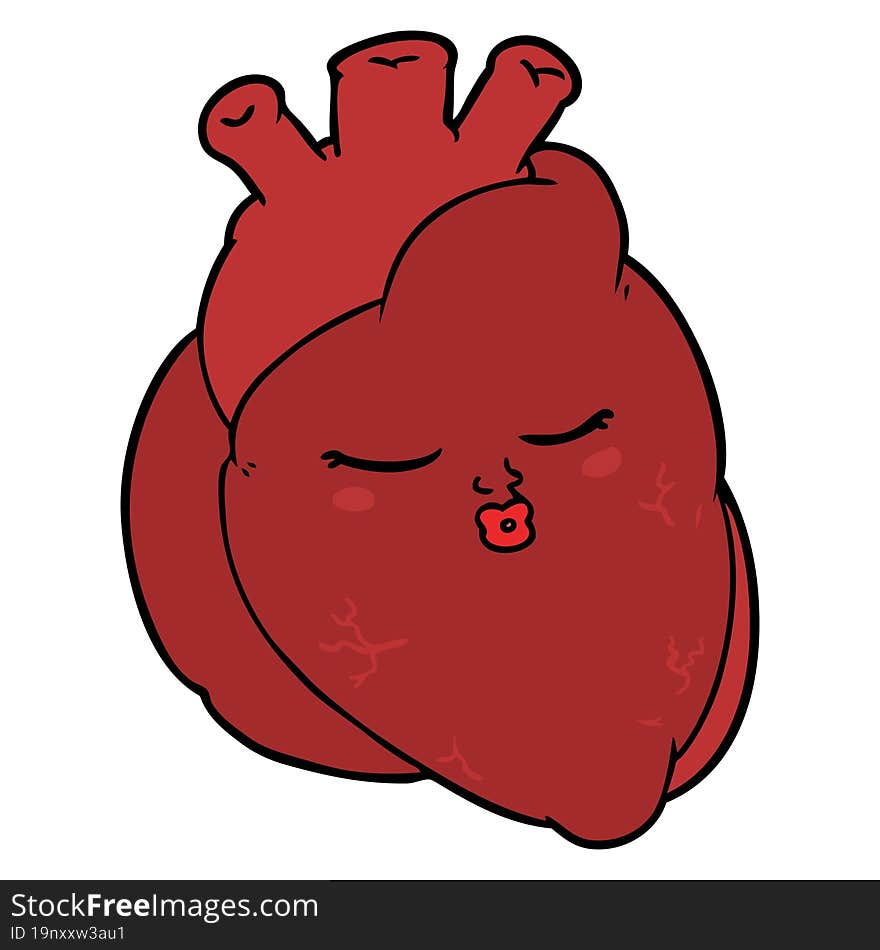 cartoon heart. cartoon heart