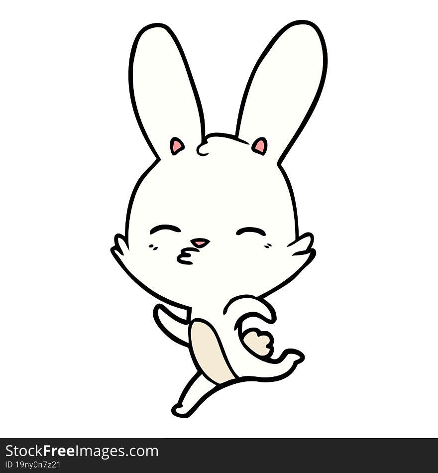 running bunny cartoon. running bunny cartoon