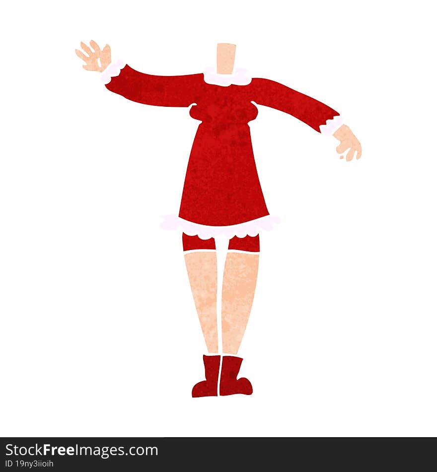 Cartoon Female Body (add Photos Or Mix And Match Cartoons