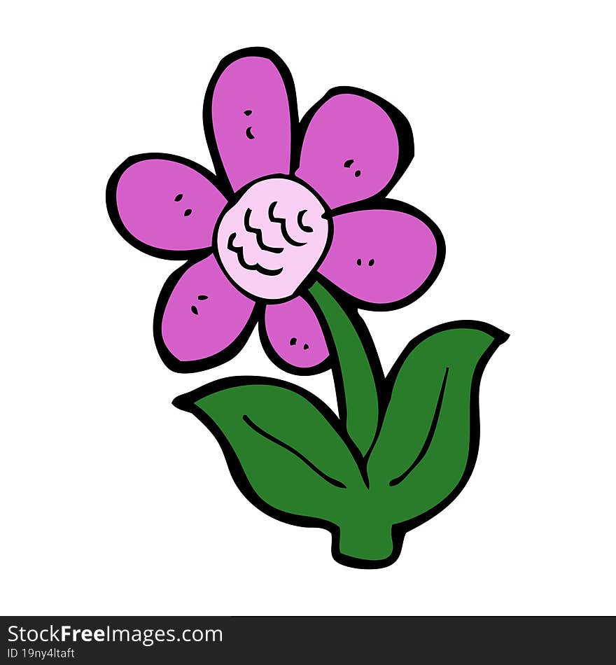 cartoon flower