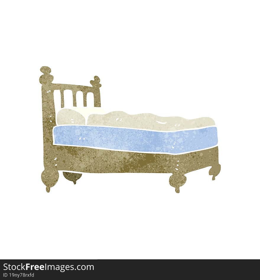 retro cartoon bed