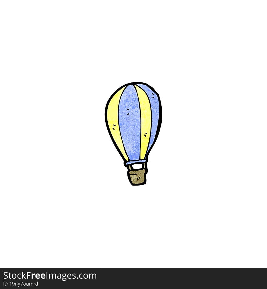 cartoon hot air balloon