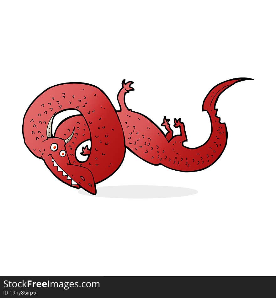 cartoon chinese dragon