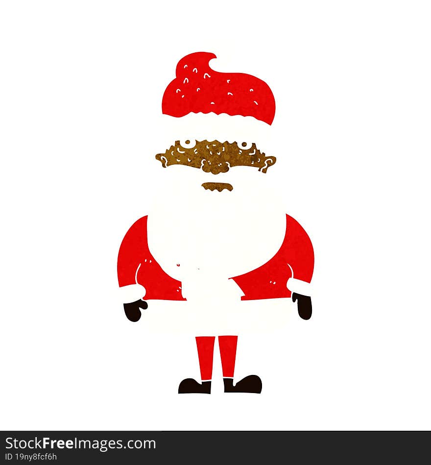 cartoon santa claus