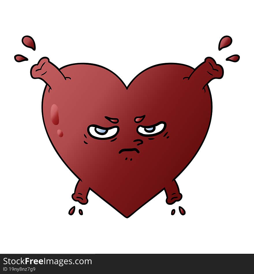 cartoon heart. cartoon heart