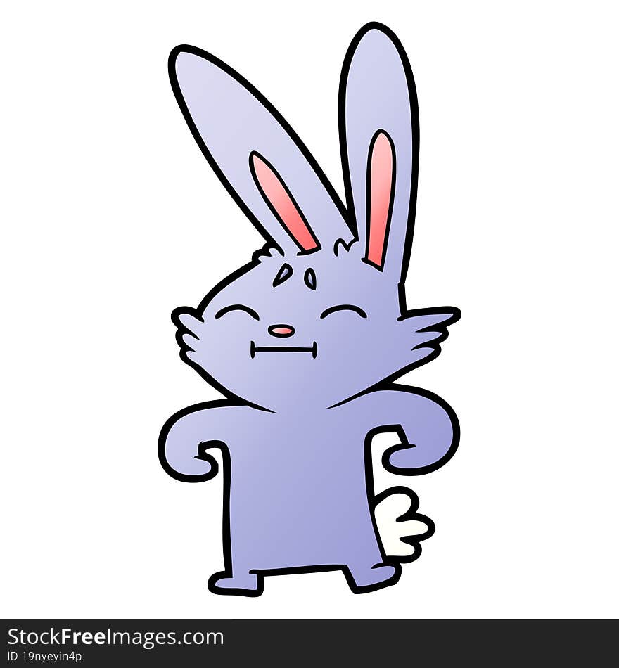 cartoon rabbit. cartoon rabbit