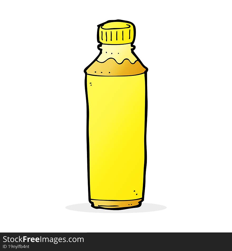 cartoon juice bottle