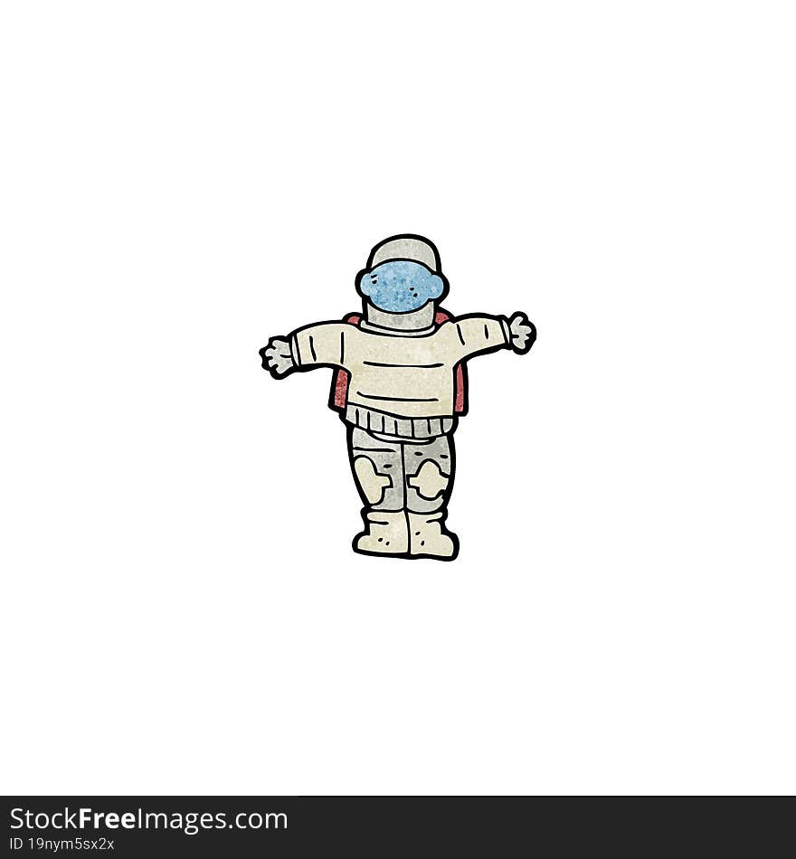 Cartoon Astronaut