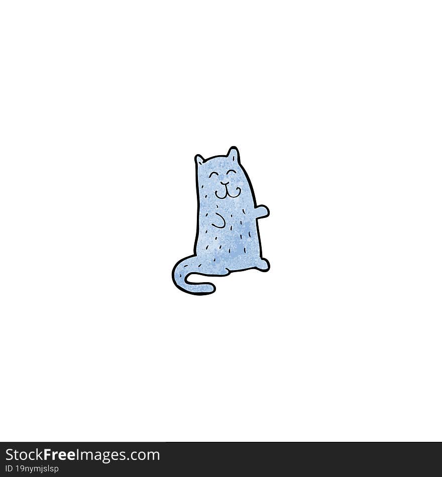 Funny Cartoon Cat