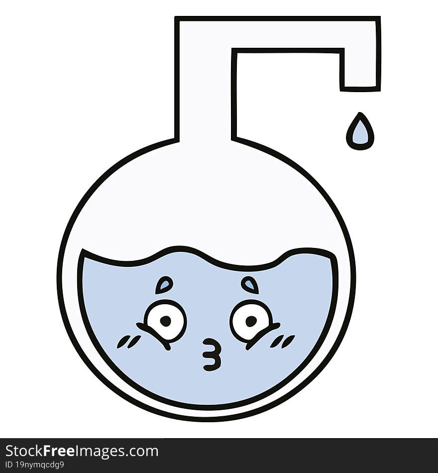 cute cartoon science experiment