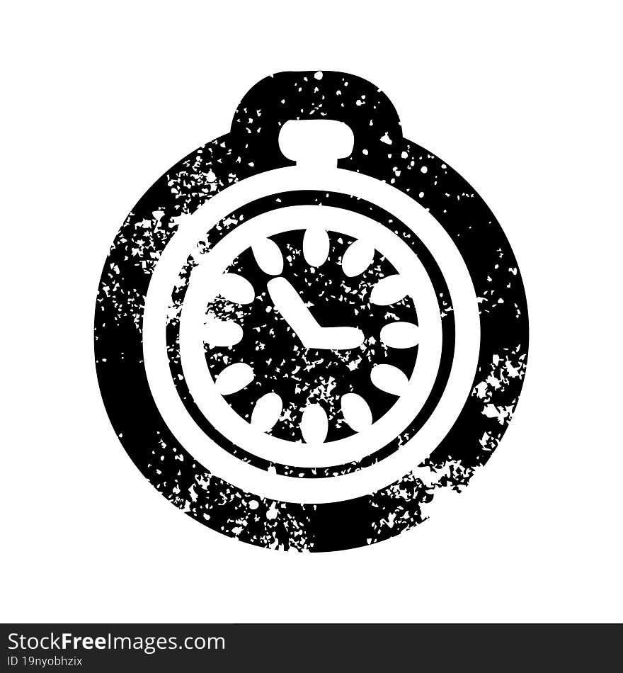 stop watch distressed icon