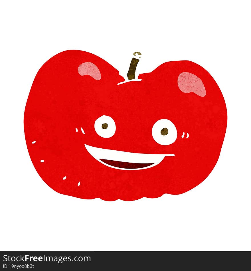 cartoon apple