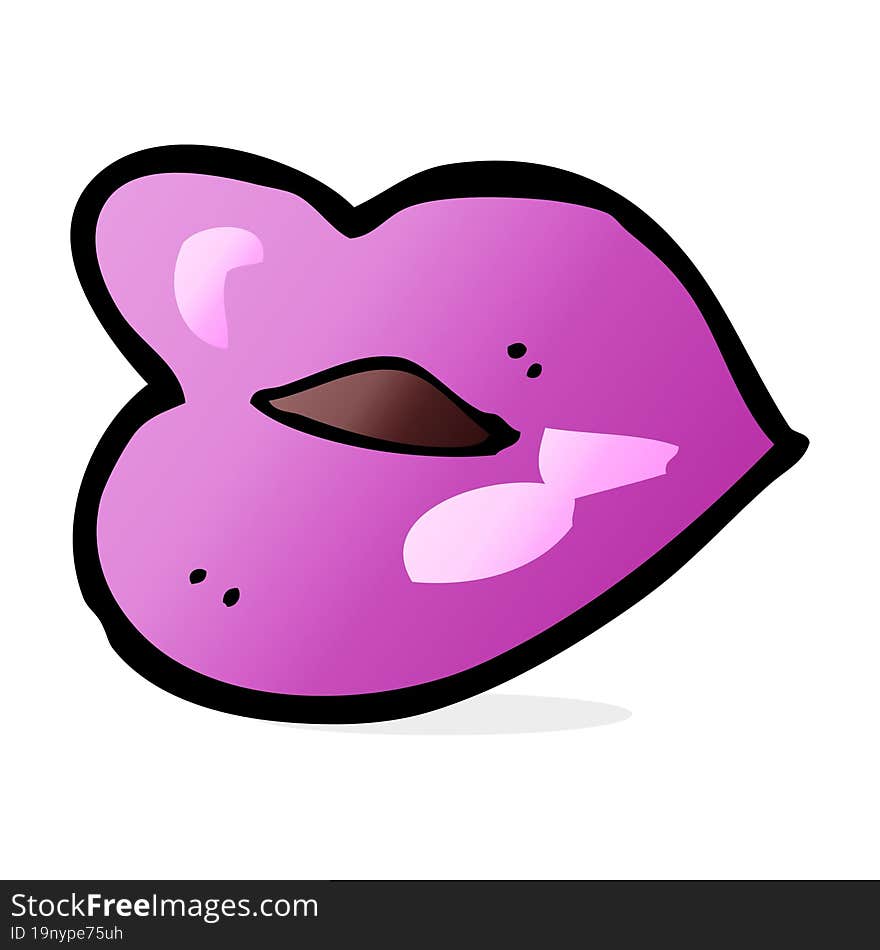 cartoon lips