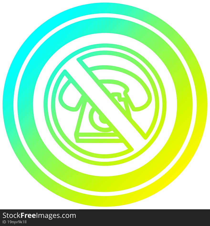 no cold calling circular in cold gradient spectrum