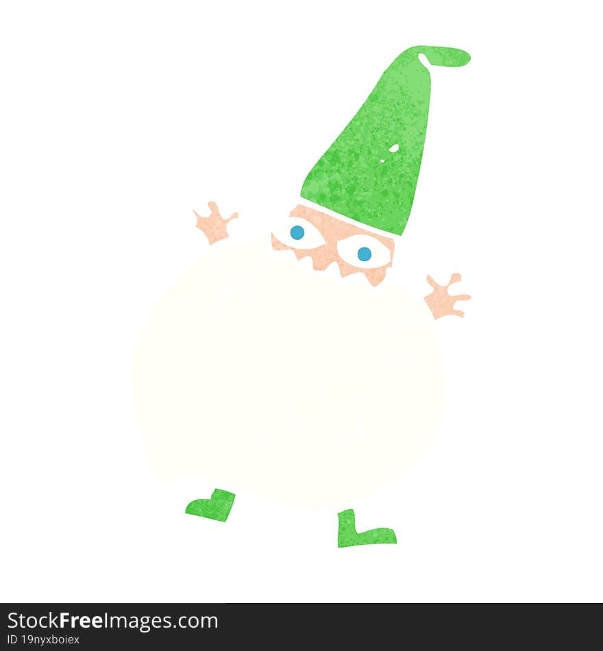 Cartoon Tiny Santa