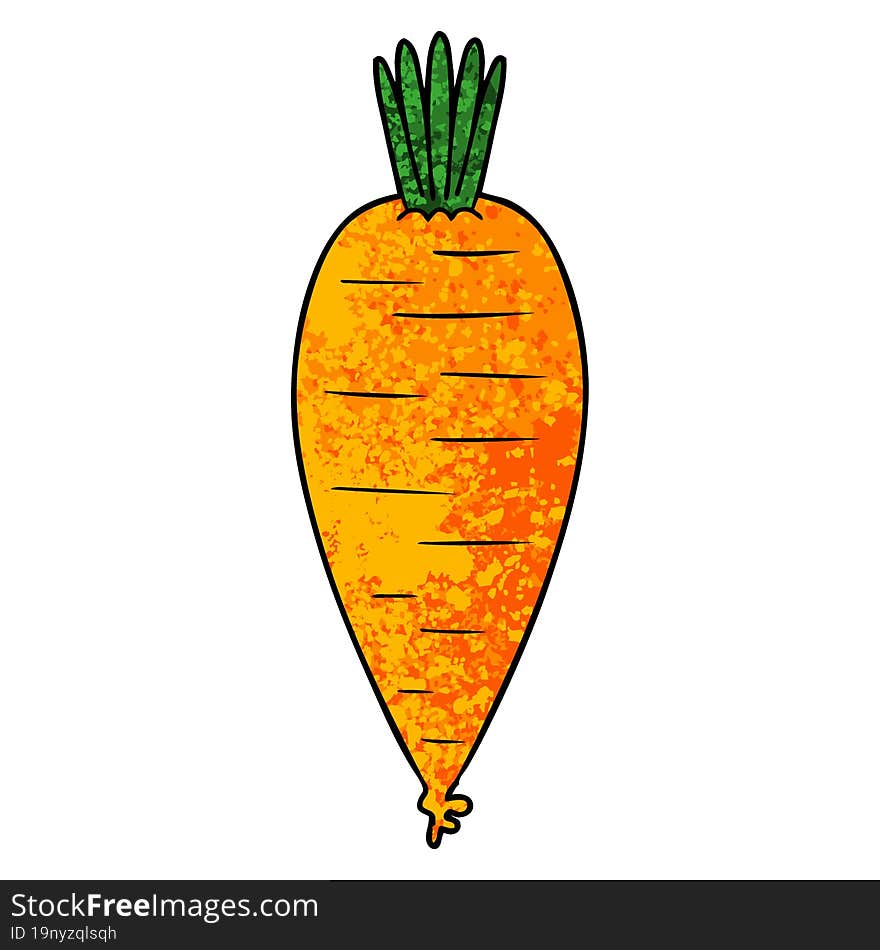 cartoon carrot. cartoon carrot