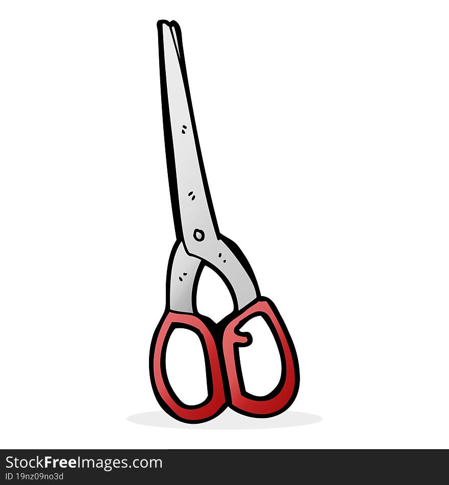 cartoon scissors