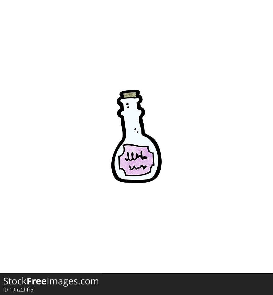 cartoon perfume bottle