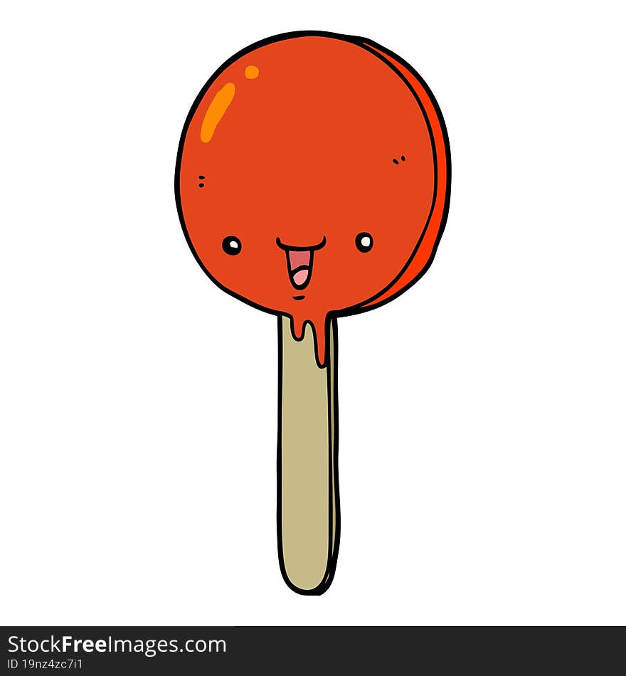 cartoon candy lollipop