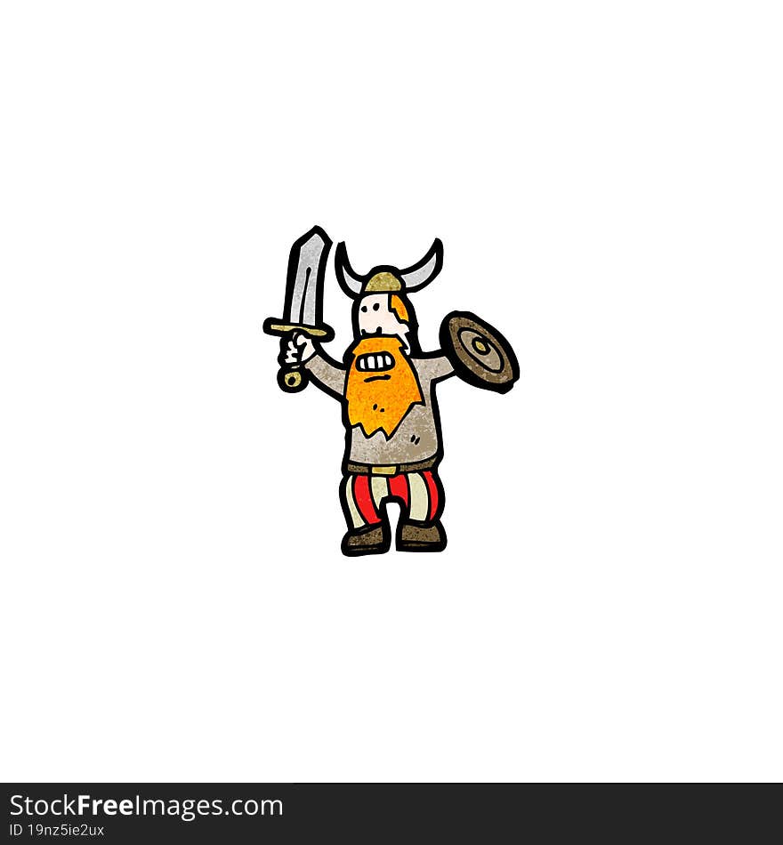 cartoon viking