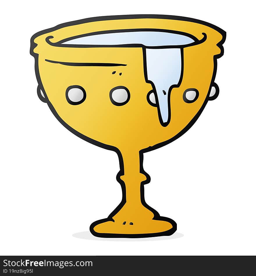 Cartoon Medieval Cup