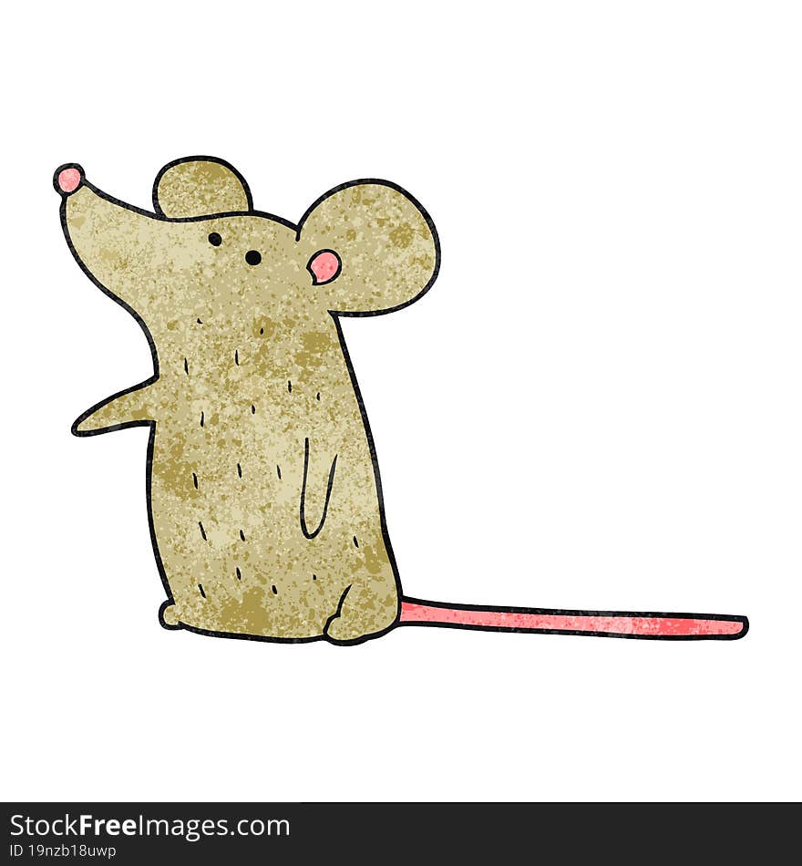 Textured Cartoon Mouse