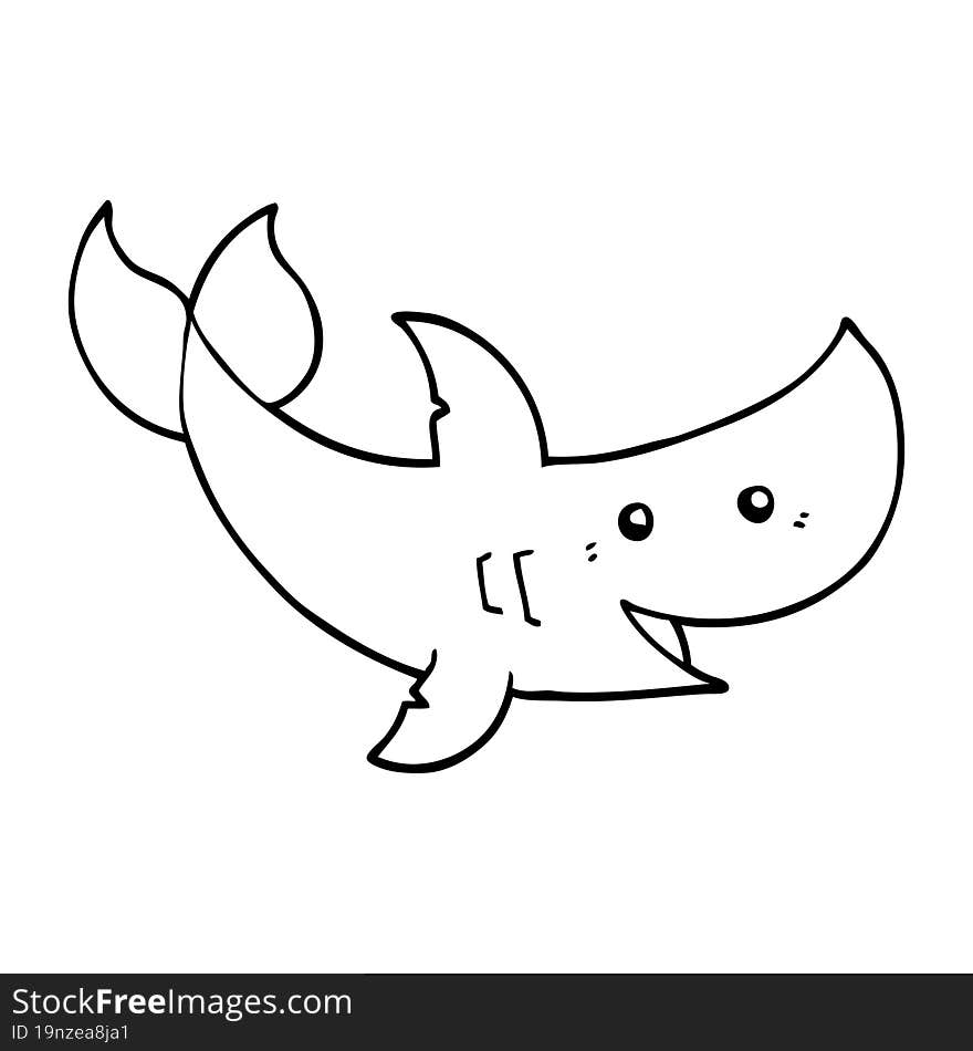 cartoon shark